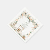 Fairy First Birthday Party Personalized Servet (Hoek)