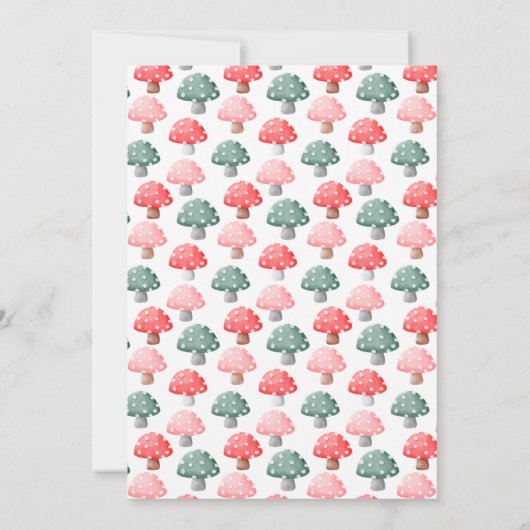 Fairy First Birthday Schattige Kleurrijke Paddesto Kaart (Achterkant)