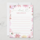 Fairy First Birthday Time Capsule Card Kaart (Voorkant)