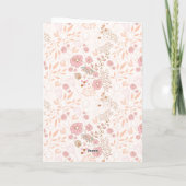 Fairy First Birthday Uitnodiging, Tuin verjaardag (Achterkant)