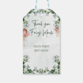 Fairy First Enchanted Bedankt Fairy Veel plezier Cadeaulabel (Achterkant)