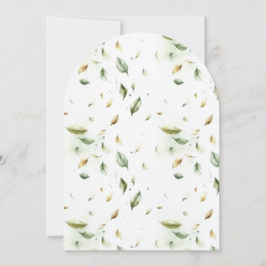 Fairy First Enchanted Forest eerste verjaardagsfee Kaart (Achterkant)