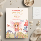 Fairy First Enchanted Woodland 1st Birthday Kaart