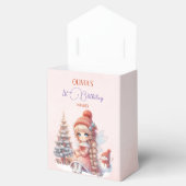 Fairy First Girl's 1e verjaardag Bedankdoosjes (Geopend)