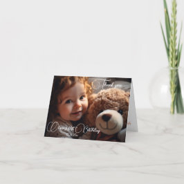 Fairy First Girl's 1e verjaardag Bedankkaart