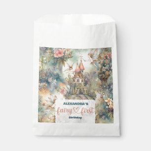 Fairy First Girl's 1e verjaardag Bedankzakje