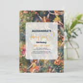 Fairy First Girl's 1e verjaardag Kaart (Staand voorkant)