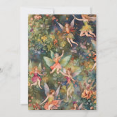 Fairy First Girl's 1e verjaardag Kaart (Achterkant)