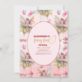 Fairy First Girl's 1e verjaardag Kaart (Voorkant)