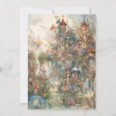 Fairy First Girl's 1e verjaardag Kaart (Achterkant)