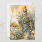 Fairy First Girl's 1e verjaardag Kaart (Achterkant)