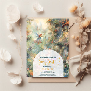 Fairy First Girl's 1e verjaardag Kaart