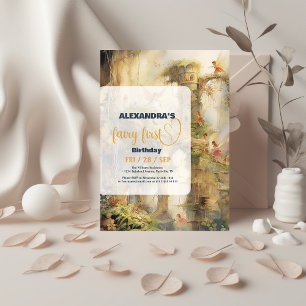 Fairy First Girl's 1e verjaardag Kaart