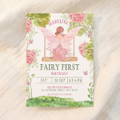 Fairy First Girl's 1e verjaardag Kaart