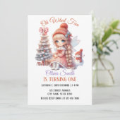 Fairy First Girl's 1e verjaardag Kaart (Staand voorkant)