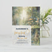 Fairy First Girl's 1e verjaardag Kaart (Staand voorkant)