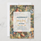 Fairy First Girl's 1e verjaardag Kaart (Voorkant)