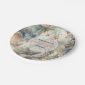 Fairy First Girl's 1e verjaardag Papieren Bordje (Gekanteld)