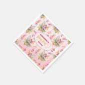 Fairy First Girl's 1e verjaardag Servet (Hoek)