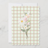 Fairy First Girl's 1e verjaardagsfeestje gepersona Kaart (Achterkant)