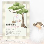 Fairy First Girl's 1e verjaardagsfeestje gepersona Kaart