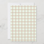 Fairy First Girl's 1st Birthday Party Custom Foto Kaart (Achterkant)