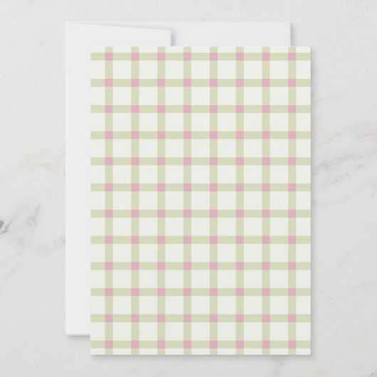 Fairy First Girl's 1st Birthday Party Custom Foto Kaart (Achterkant)