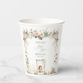 Fairy First Girls Birthday Party Papieren Bekers