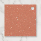 Fairy First Woodland Dieren Paddestoel 1e verjaard Bedankjes Labels (Achterkant)