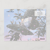Fairy Flight. Briefkaart (Achterkant)