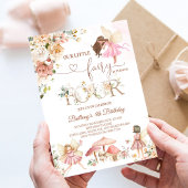 Fairy Floral Butterfly magische verjaardag Kaart