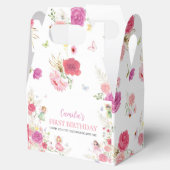 Fairy Floral eerste verjaardag gunstbox Bedankdoosjes (Geopend)