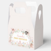Fairy Floral Garden eerste verjaardag gunstbox Bedankdoosjes (Geopend)