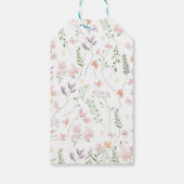 Fairy Floral Garden Verjaardagsfeest Dank u Cadeaulabel (Achterkant)