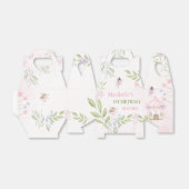 Fairy Floral Girl Birthday Party Bedankdoosjes (Uitgevouwen)