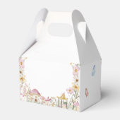 Fairy Floral Girl Birthday Party Bedankdoosjes (Achterkant)