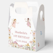 Fairy Floral Girl Birthday Party Bedankdoosjes (Geopend)