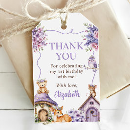 Fairy Floral Girls 1st Birthday Party Cadeaulabel