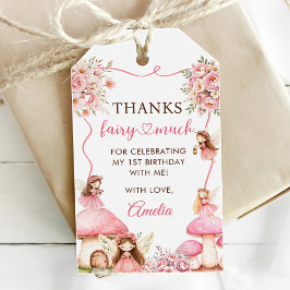 Fairy Floral Girls 1st Birthday Party Cadeaulabel