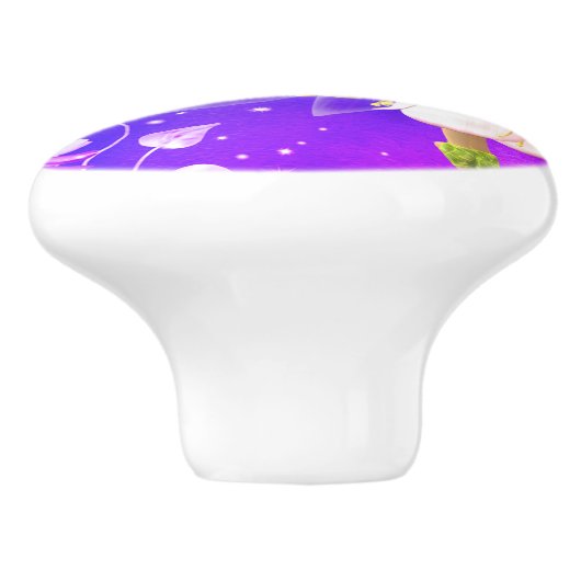 Fairy Floral Keramische Knop (Zijkant)