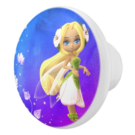 Fairy Floral Keramische Knop (Rechts)