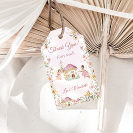 Fairy Floral Meisje Verjaardagsfeestje Gift Labels Cadeaulabel