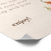  Fairy Floral Tea Party Mimosa Bar Sign Poster (Hoek)