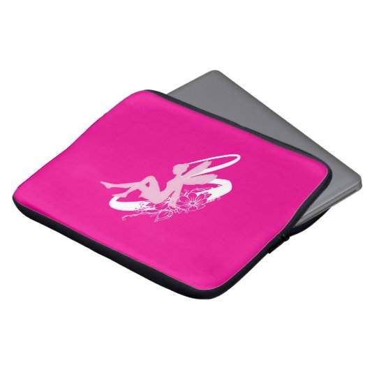Fairy Flower Electronics Bag Laptop Sleeve (Voorkant top)