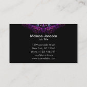 Fairy Flower - Mandala- Visitekaartje (Achterkant)