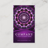 Fairy Flower Mandala Visitekaartje (Voorkant)