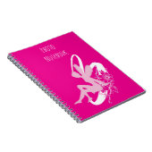 Fairy Flower Spiral Photo Notebook Notitieboek (Rechterzijde)