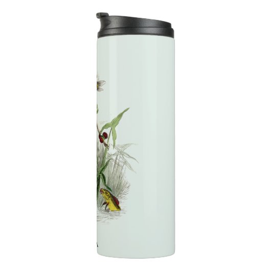 Fairy Flowers and Creatures Custom Name Thermosbeker (Geroteerd rechts)