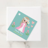 Fairy & Flowers Hartelijk dank voor de lichtblauwe Bedankjes Labels (In situ)