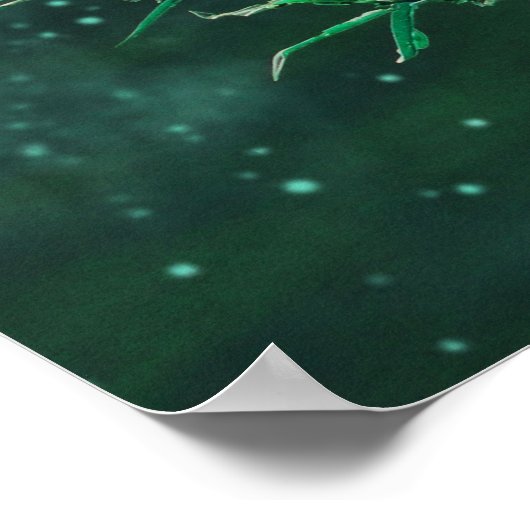 Fairy Flowers in de Jade Moonlight Poster (Hoek)